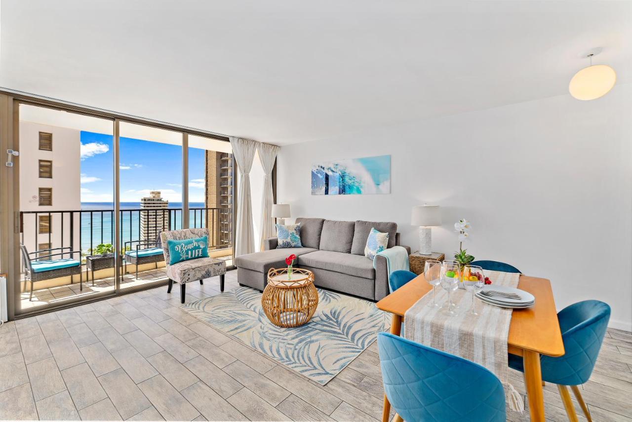 1Br With Great Ocean Views, 1 Block To Waikiki Beach Honolulu Buitenkant foto