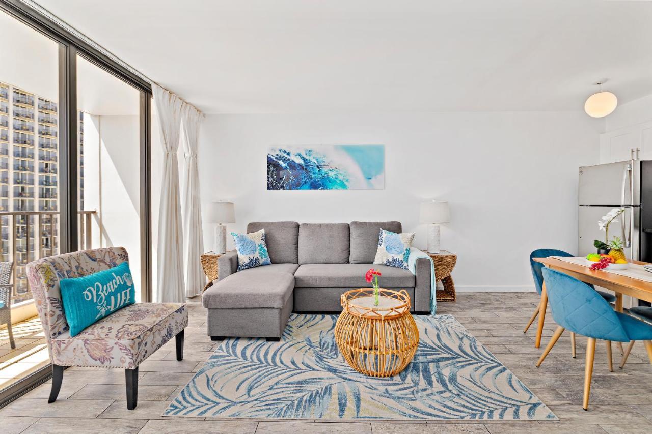 1Br With Great Ocean Views, 1 Block To Waikiki Beach Honolulu Buitenkant foto