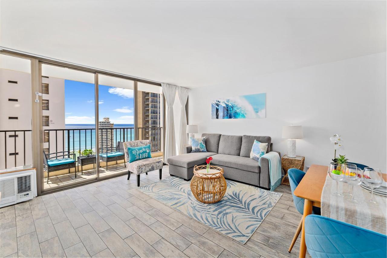 1Br With Great Ocean Views, 1 Block To Waikiki Beach Honolulu Buitenkant foto