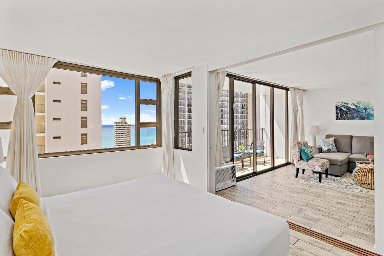 1Br With Great Ocean Views, 1 Block To Waikiki Beach Honolulu Buitenkant foto