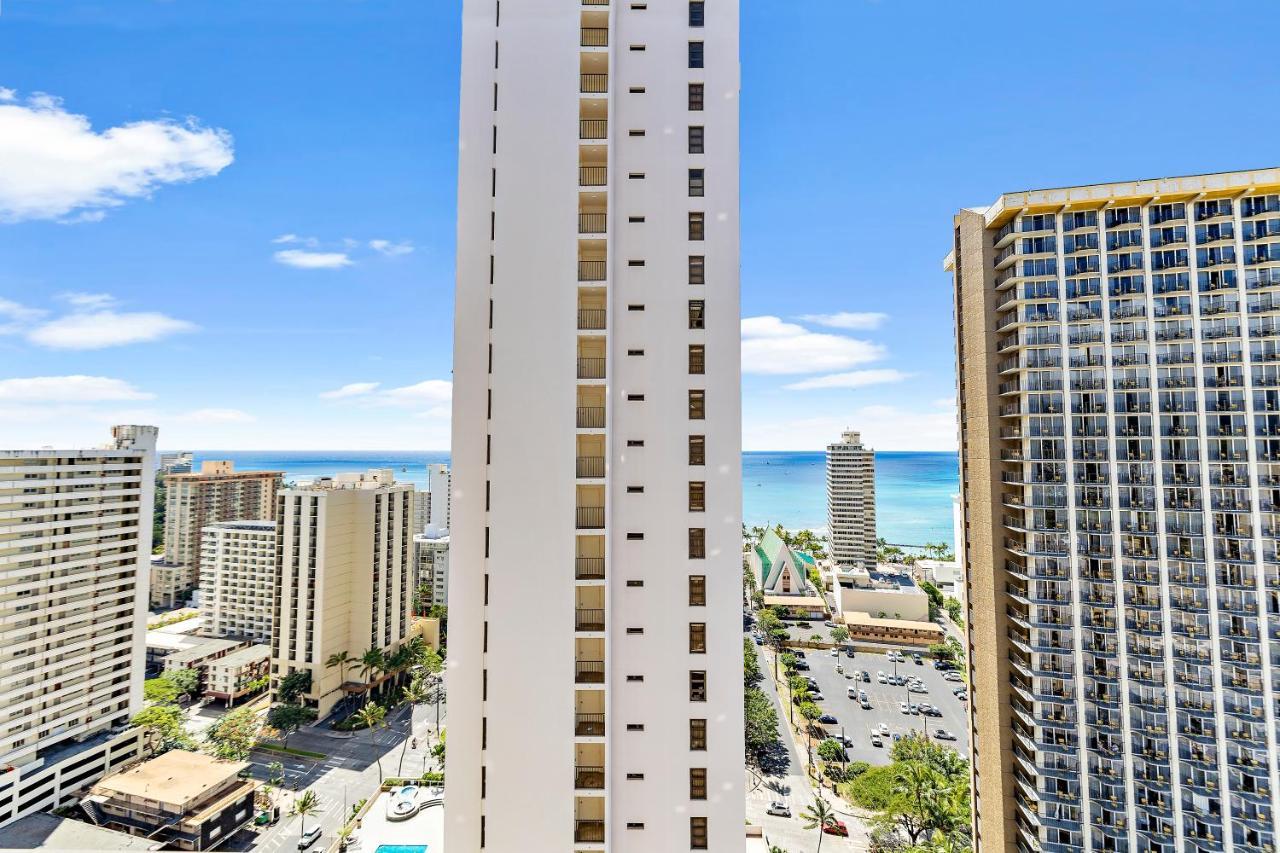 1Br With Great Ocean Views, 1 Block To Waikiki Beach Honolulu Buitenkant foto