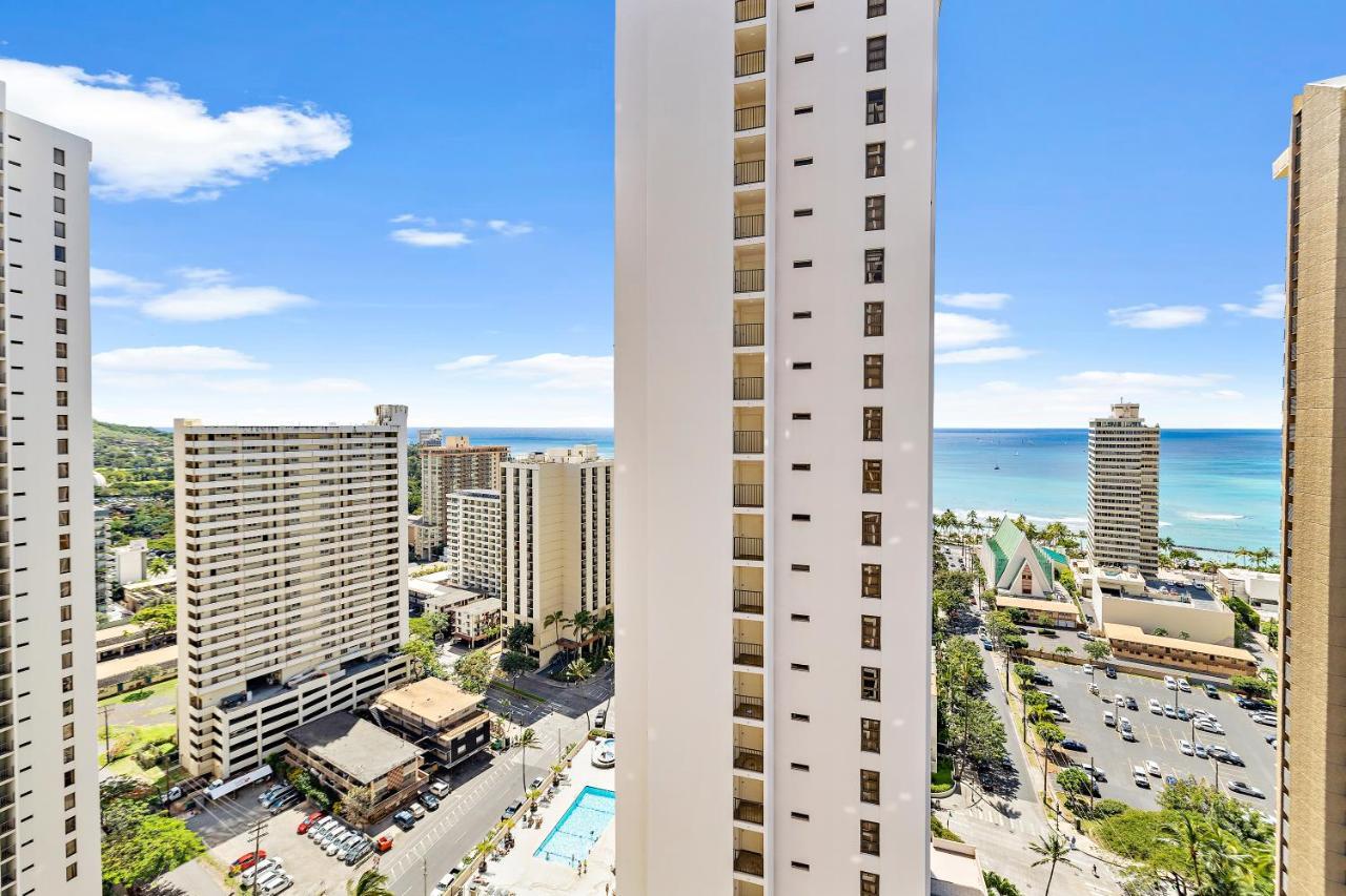 1Br With Great Ocean Views, 1 Block To Waikiki Beach Honolulu Buitenkant foto
