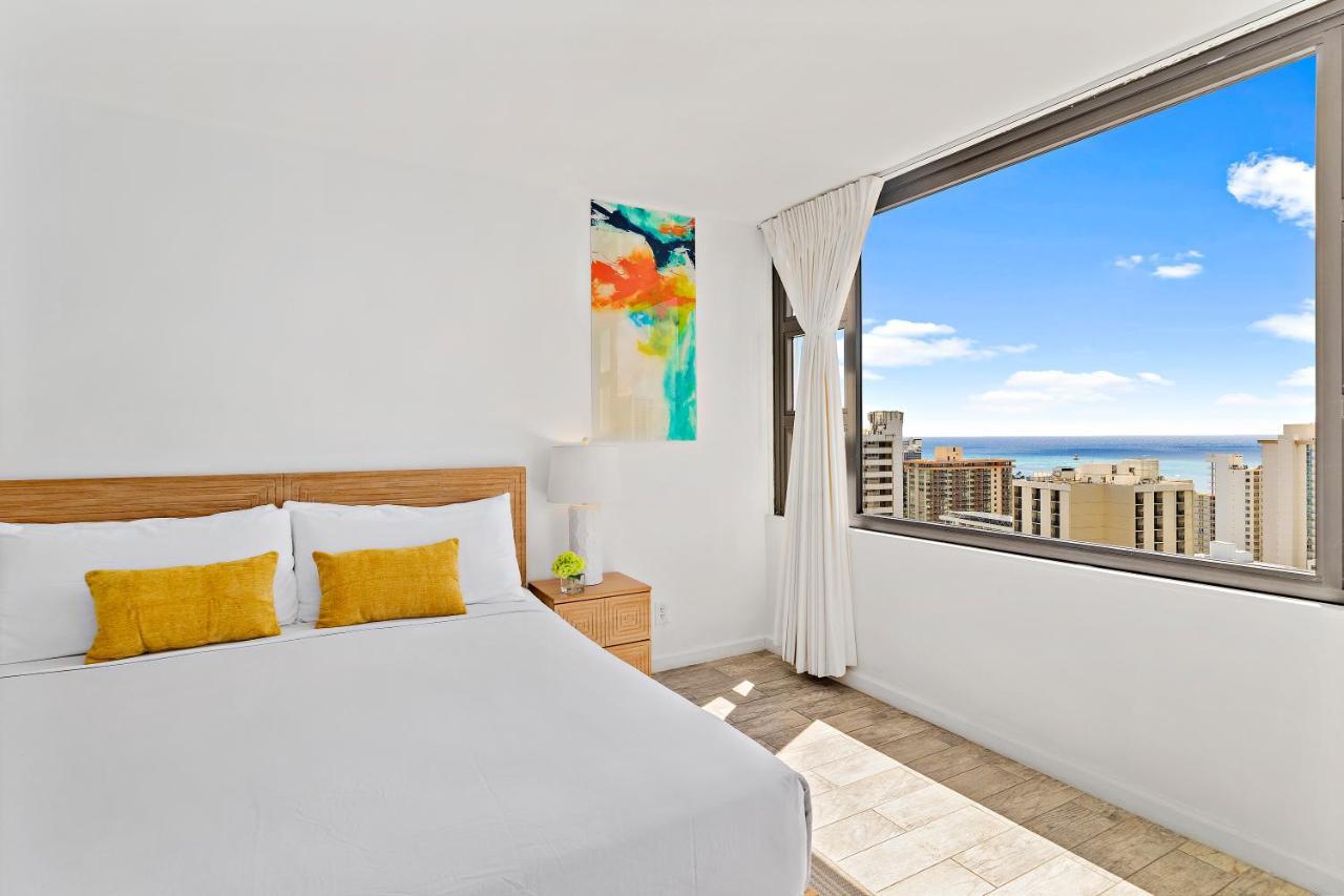 1Br With Great Ocean Views, 1 Block To Waikiki Beach Honolulu Buitenkant foto