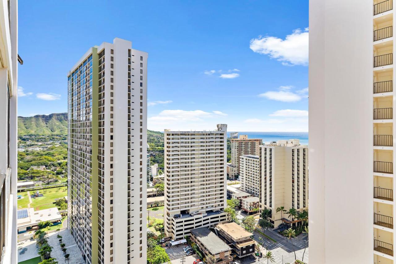 1Br With Great Ocean Views, 1 Block To Waikiki Beach Honolulu Buitenkant foto